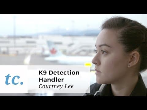 空港で働く探知犬のパートナーに密着