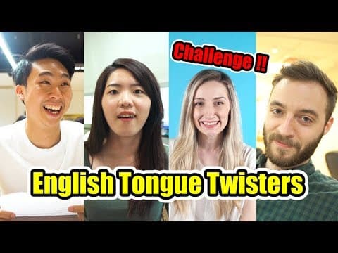 VT英語 | 発音改善のための早口言葉（VT English | Classic English Tongue Twisters to Improve Your Pronunciation）