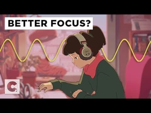 音楽でどのくらい脳が集中できるか　  How Focus Music Hacks Your Brain - Cheddar Explains)