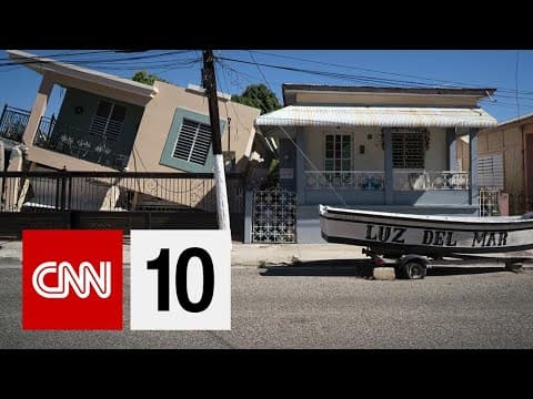 【CNN10で英語】プエルトリコ地震　（Earthquake and Aftershocks in Puerto Rico | January 8, 2020）Earthquake and Aftershocks in Puerto Rico | January 8, 2020