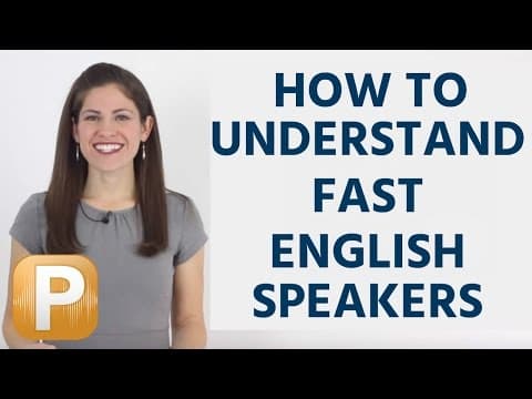 早口の人が話す英語を理解する方法（How To Understand Fast English Speakers）