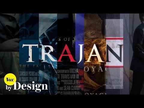 「TRAJAN」フォントはどのように映画ポスターの定番フォントになったの？