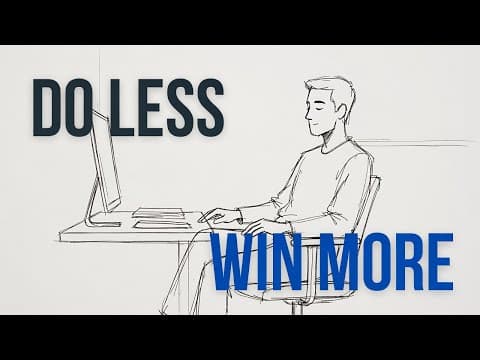 成功の秘訣は「頑張らない」こと？成功者が実践する「減らす」仕事術