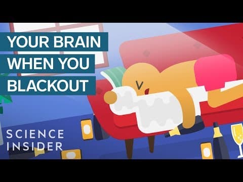 意識がなくなるまで飲むとこうなっている！　（What Happens To Your Brain When You Get Blackout Drunk | The Human Body）