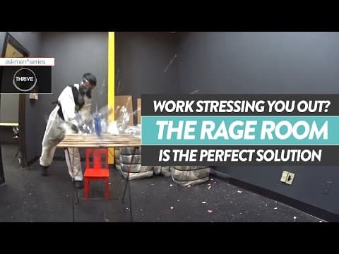究極のストレス発散法！モノを壊せる部屋「レイジルーム」とは？